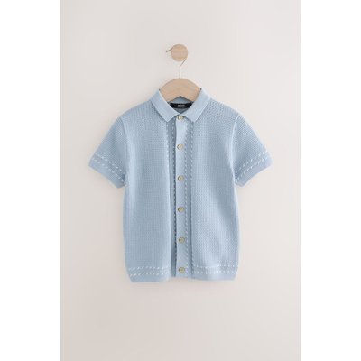 Polo en maille à manches courtes NEXT