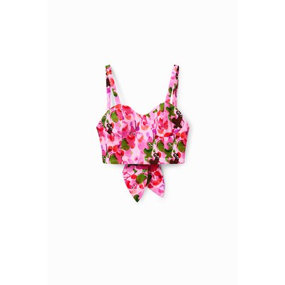 Débardeur court corset M. Christian Lacroix - RED - L DESIGUAL