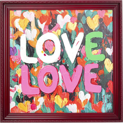 Tableau coeurs à message, LOVE KARE DESIGN