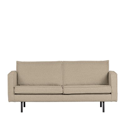 Canapé 3 places vintage en tissu bouclette L190 cm- BRONCO BEPUREHOME