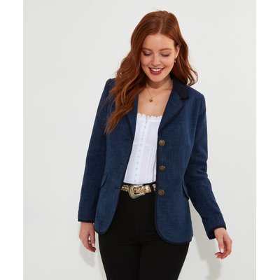 Veste carreaux bleu femme La Redoute