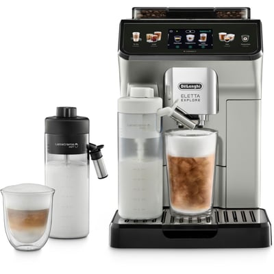 Expresso Broyeur ECAM450.65.S Eletta Explore Argent DELONGHI