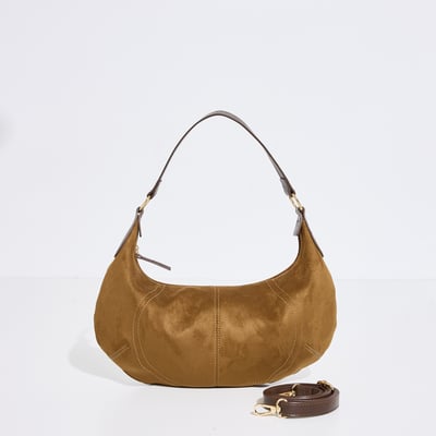 Sac forme demi lune souple GRAIN DE MALICE