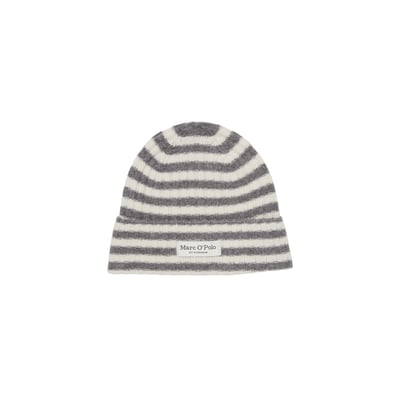 Bonnet rayé en mélange de laine moelleuse MARC O'POLO