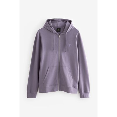 Sweat à capuche léger zippé coupe classique NEXT