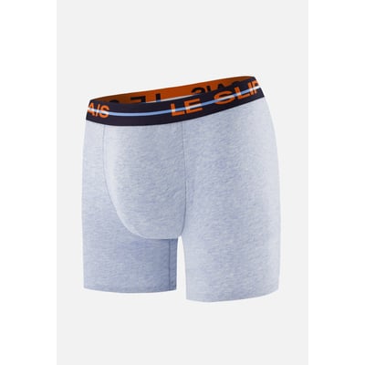 Boxer long bleu en coton Redoutable LE SLIP FRANCAIS