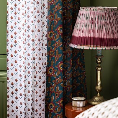 Visillo con lacitos de algodón, Ditsy JAMINI x LA REDOUTE INTERIEURS
