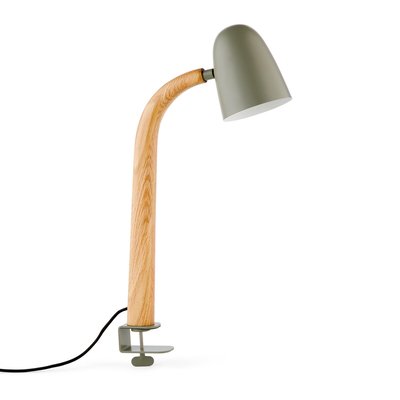 Lampe à pince métal acier et chêne, Léona LA REDOUTE INTERIEURS