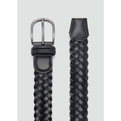 Ceinture en cuir tressée MANGO MAN