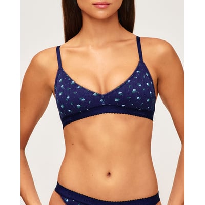 Soutien-gorge triangle imprimé floral POETIZ UNDIZ