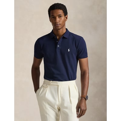 Polo in piqué stretch Custom Slim Fit POLO RALPH LAUREN