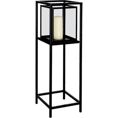 Lanterne porte bougie sur pied style industriel métal RECOLLECTION