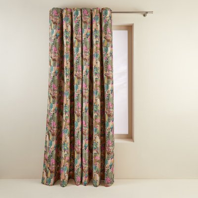 Rideau Jungle Birds Tamisant en Jacquard effet tapisserie Multicolore 140x350 cm MADURA