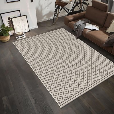 Tapis extérieur tissé kilim rectangle MOONDOW UN AMOUR DE TAPIS