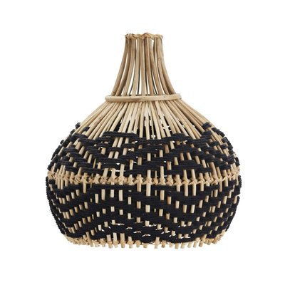 Abat-jour de suspension bambou coton MADAM STOLTZ
