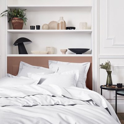 Housse de couette unie en percale de coton, PREMIÈRE ESSIX