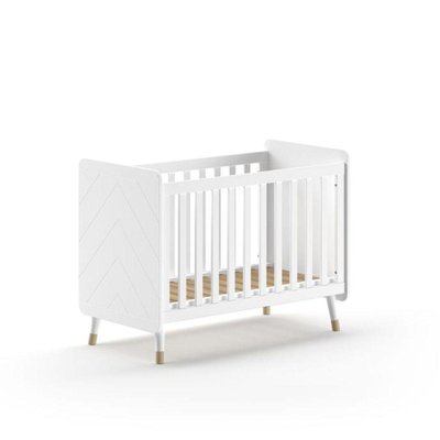 Billy Lit Bebe 60x120 Cm Satin Blanc VIPACK