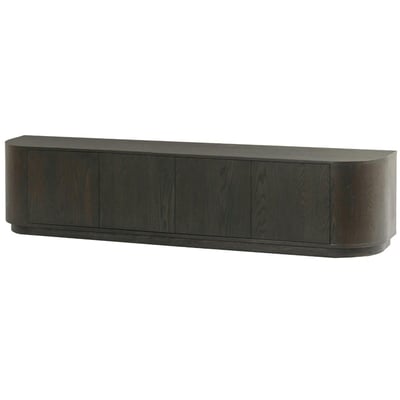 Meuble TV design en chêne, 4 portes LOREN PIER IMPORT