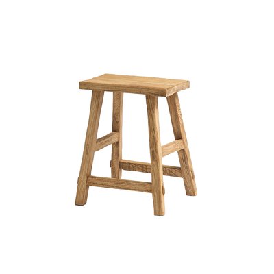 Tabouret rustique en bois - ANELLA HANNUN