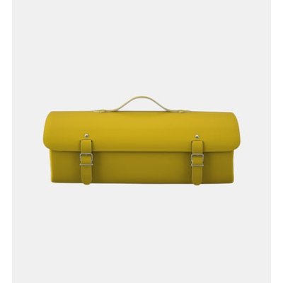 Sacoche À Outils Cuir Jaune 12 X 35 Cm SASSI