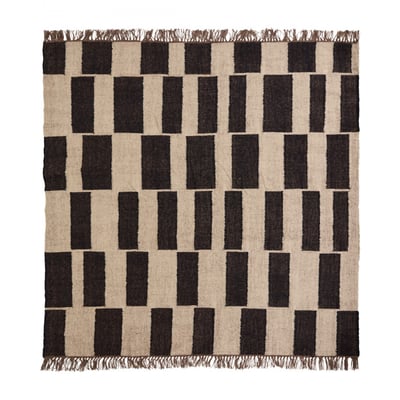 Tapis en jute Graph 180x180 cm HOUSE DOCTOR