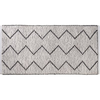 Tapis de bain zigzag en polycoton ZIG ZAG GUY LEVASSEUR