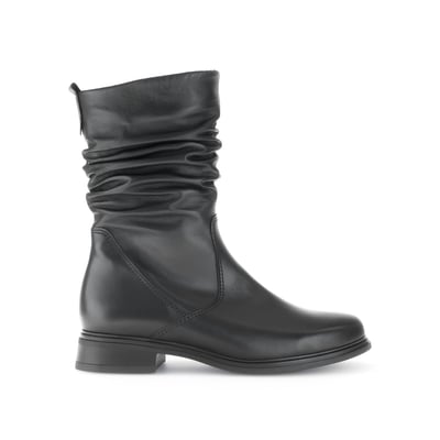 Bottines mid en cuir lisse à talon décroché GABOR