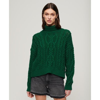 Pull col roulé torsadé SUPERDRY