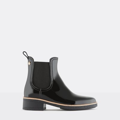 Boots de pluie vegan à talon AVA LEMON JELLY