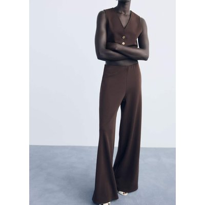 Pantalon droit taille élastique MANGO