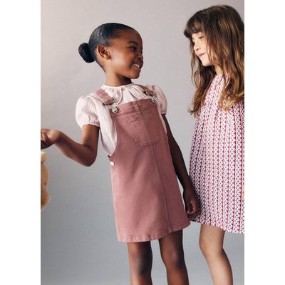 Robe chasuble denim poche MANGO BABY