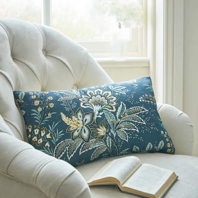 Coussin fleurs jacobines LAURA ASHLEY