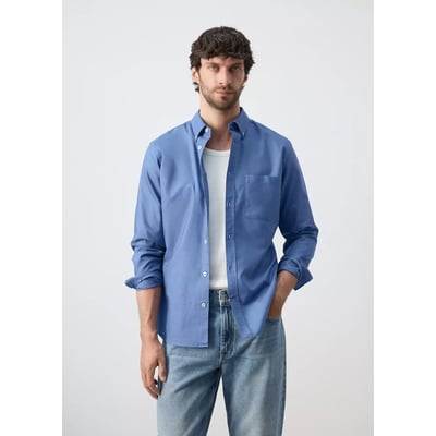 Chemise Oxford légère 100 % coton regular-fit MANGO MAN