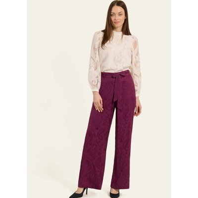 Pantalon fluide satiné FLAVIE NAF NAF