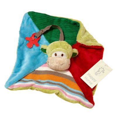 Doudou singe Mo 22cm HAPPY HORSE