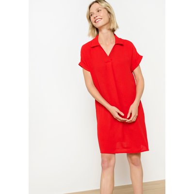 Robe fluide à col polo LOLALIZA