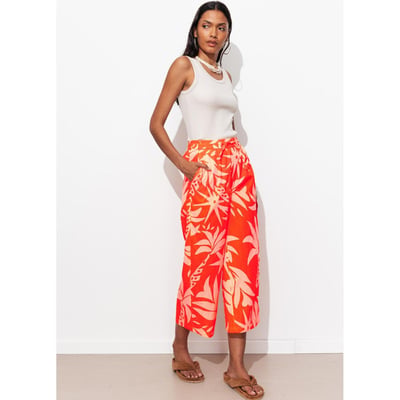 Pantalon large imprimé fluo PROMOD