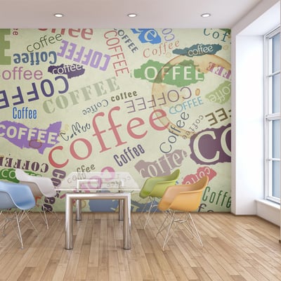Papier peint intissé panoramique Motifs de cuisine The fragrance of coffee EDEN