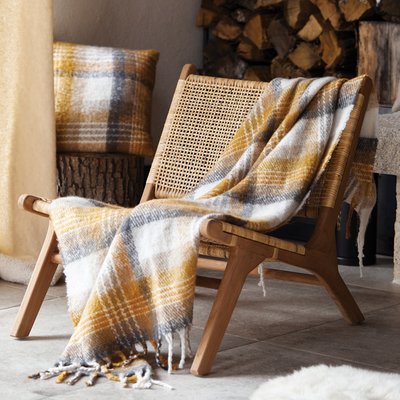 Plaid tartan Ecossais  - Effet mohair HOME MAISON