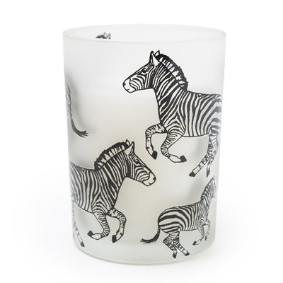 Midnight Pomegranate Zebra Candle SO'HOME