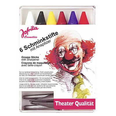 stylos de maquillage de theatre par 6 - Graine creative DTM