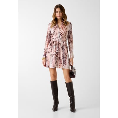 Robe Mini Ajustée Et Évasée GUESS