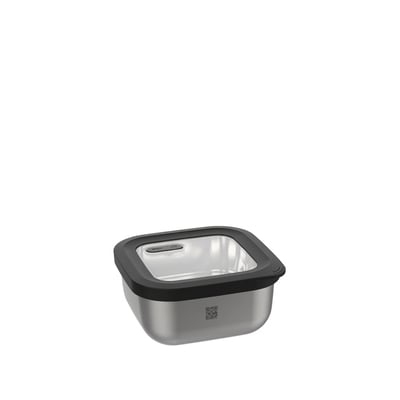 Boîte de conservation fraîcheur PROVIDO, carrée, 400 ml (Contrôle de la fraîcheur et des stocks via application) GEFU