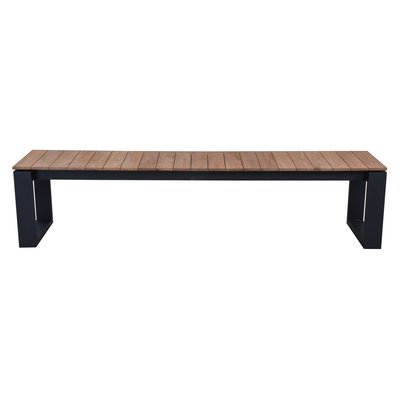 Banc de jardin en teck et acier, MARCELO GESCOVA