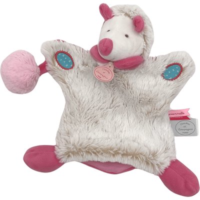 Marionnette Souris Rose - Bon état DOUDOU ET COMPAGNIE
