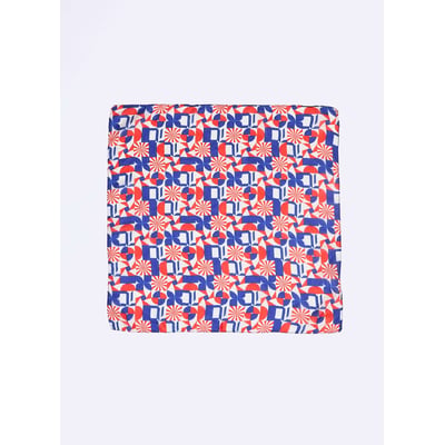 Petit carré de soie imprimé SQUARE PRINCESSE NOMADE