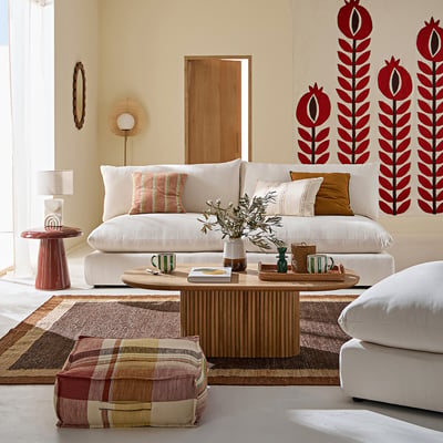 Sessel-Element MALO für modulares Sofa, aus meliertem Polyester LA REDOUTE INTERIEURS