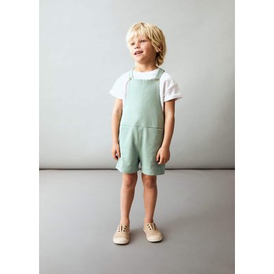 Salopette courte coton MANGO BABY