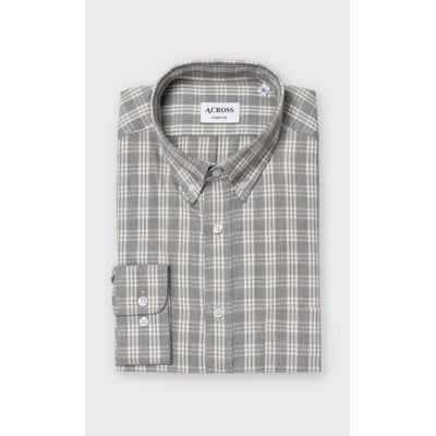 Chemise Confort fit à carreaux en flanelle  e ACROSS