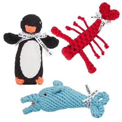 Set de jouets pour chiens pour hygiène dentaire BIG OCEAN LABONI